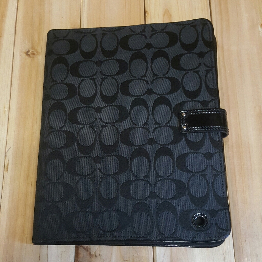 COACH TABLET CASE BLACK IPAD